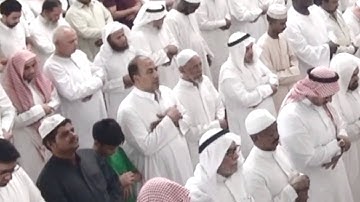تلاوة للشيخ د/ أحمد بن علي الحذيفي من سورة الأعراف من صلاة التراويح 1436/9/7