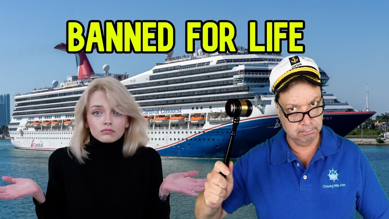 BANNED FOR SOMETHING SHE DIDN'T DO , CRUISE NEWS