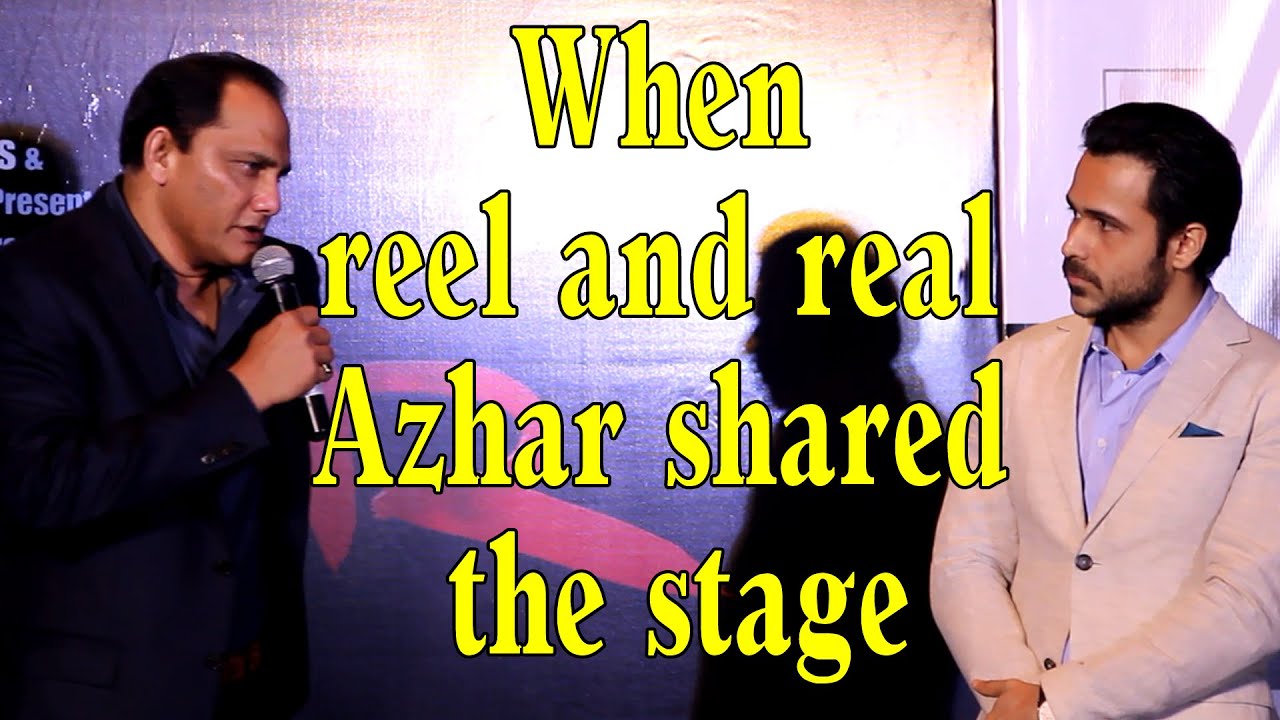 When reel and real Azhar shared the stage - YouTube