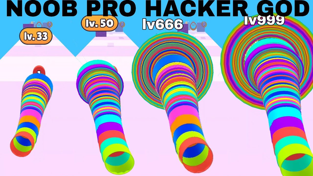 NOOB VS PRO VS HACKER VS GOD  in Level Up Circles