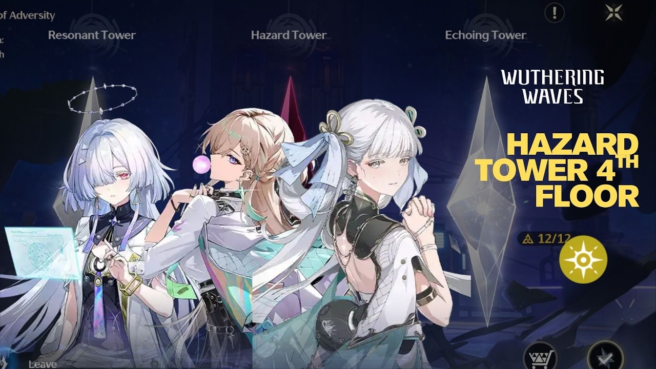 Wuthering Waves Tower of Adversity -  Hazard Tower 4th Floor Run [JINHSI] (March 2nd Update)