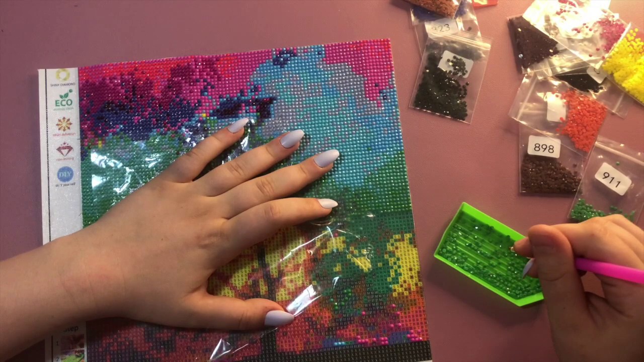 Diamond Painting Part 2 - YouTube