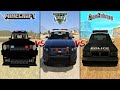 MINECRAFT POLICE CAR VS GTA 5 POLICE CAR VS GTA SAN ANDREAS POLICE CAR - WHICH IS BEST?