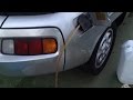 Porsche 928 fuel tank removal and refurbishing work