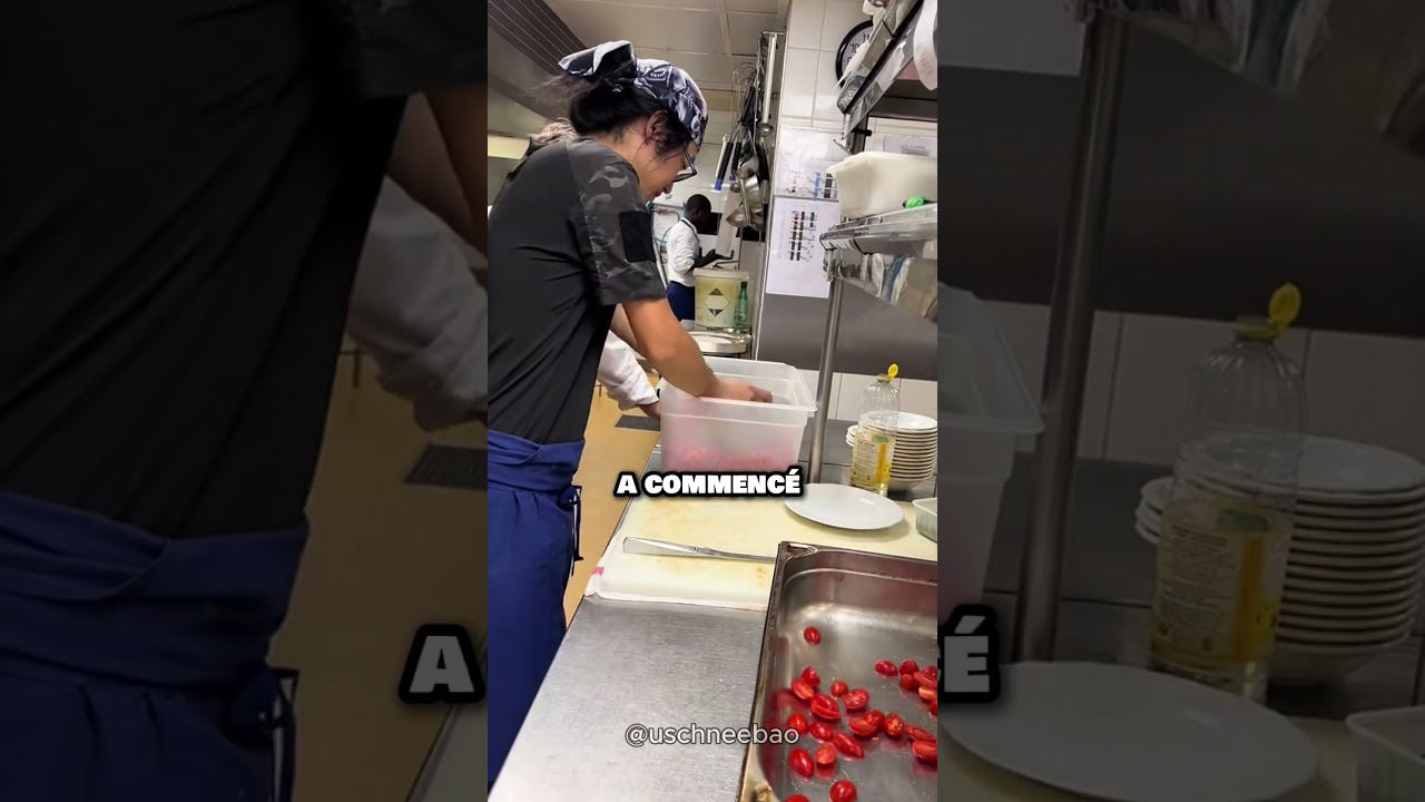 Astuce pour couper des tomates cerises...