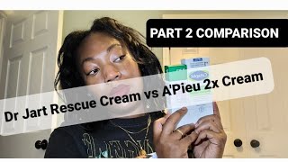 PART 2/2 Dr Jart Rescue Rescue Cream vs A'Pieu Madecassoside 2x Cream!