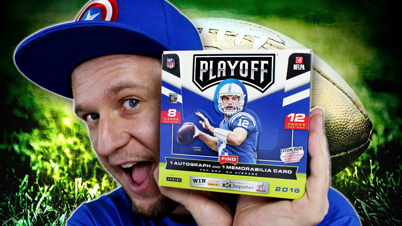 SUPER BOWL 2017 NFL PLAYOFF Football DISPLAY Cards Unboxing YouTube