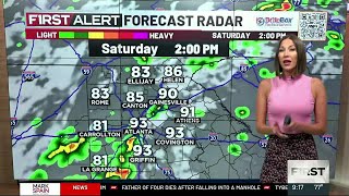 First Alert Forecast: Mostly Dry Today, Scattered Storms Saturday Afternoon