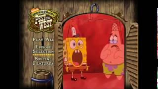 Spongebob Pest Of The West - Dvd Menu Walkthrough