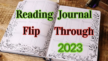 2023 Reading Journal Set Up Flip Through