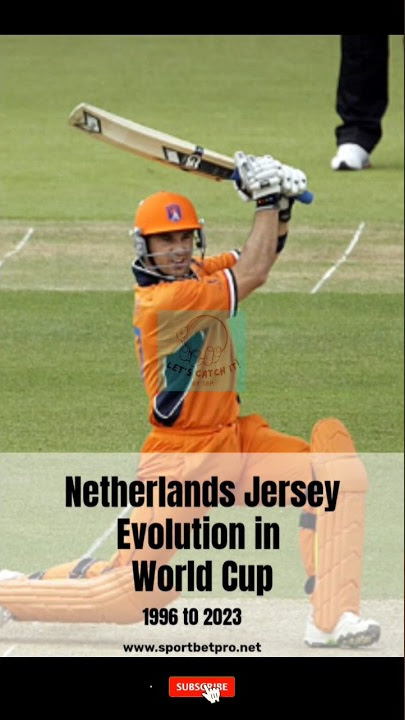 Netherlands Jersey Evolution in #worldcup #iccworldcup2023 #netherlands #holland #cricketshorts