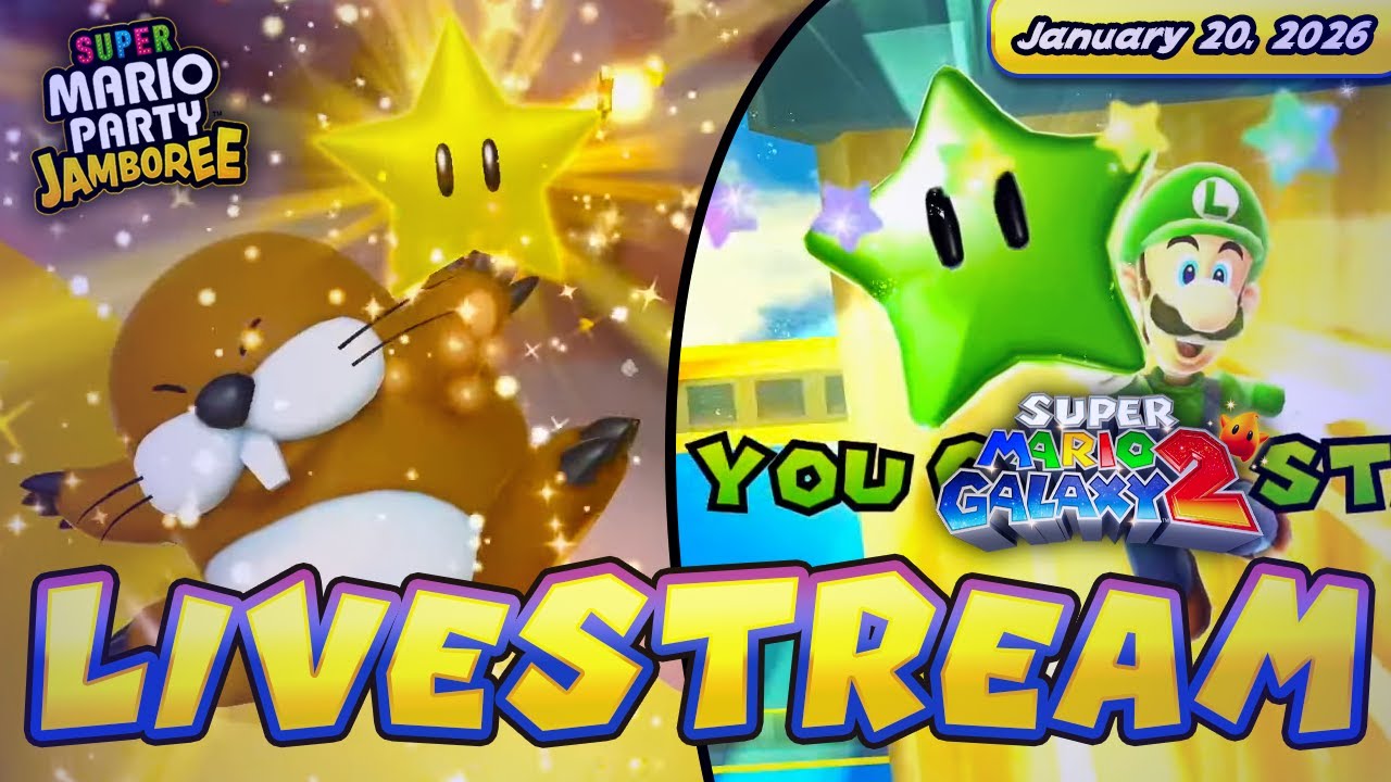 Mario Party Jamboree with YOU! + More GREEN STARS in Mario Galaxy 2 Later