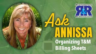 Ask Annissa: Organizing T&amp;M Billing Sheets