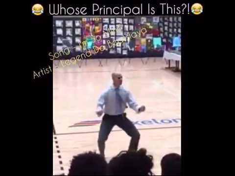 Principal Dances at School Rally & KILLS IT! To Beatslaya Song - (I'm So  MinT)