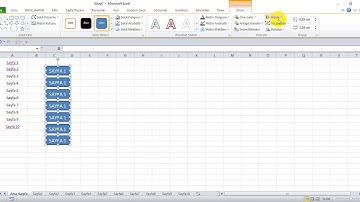 Microsoft Excel ile VBA kullanarak sayfa aktifleştirme. Köprü Ekleme