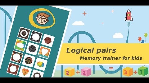 Pair matching games. Memory game for kids