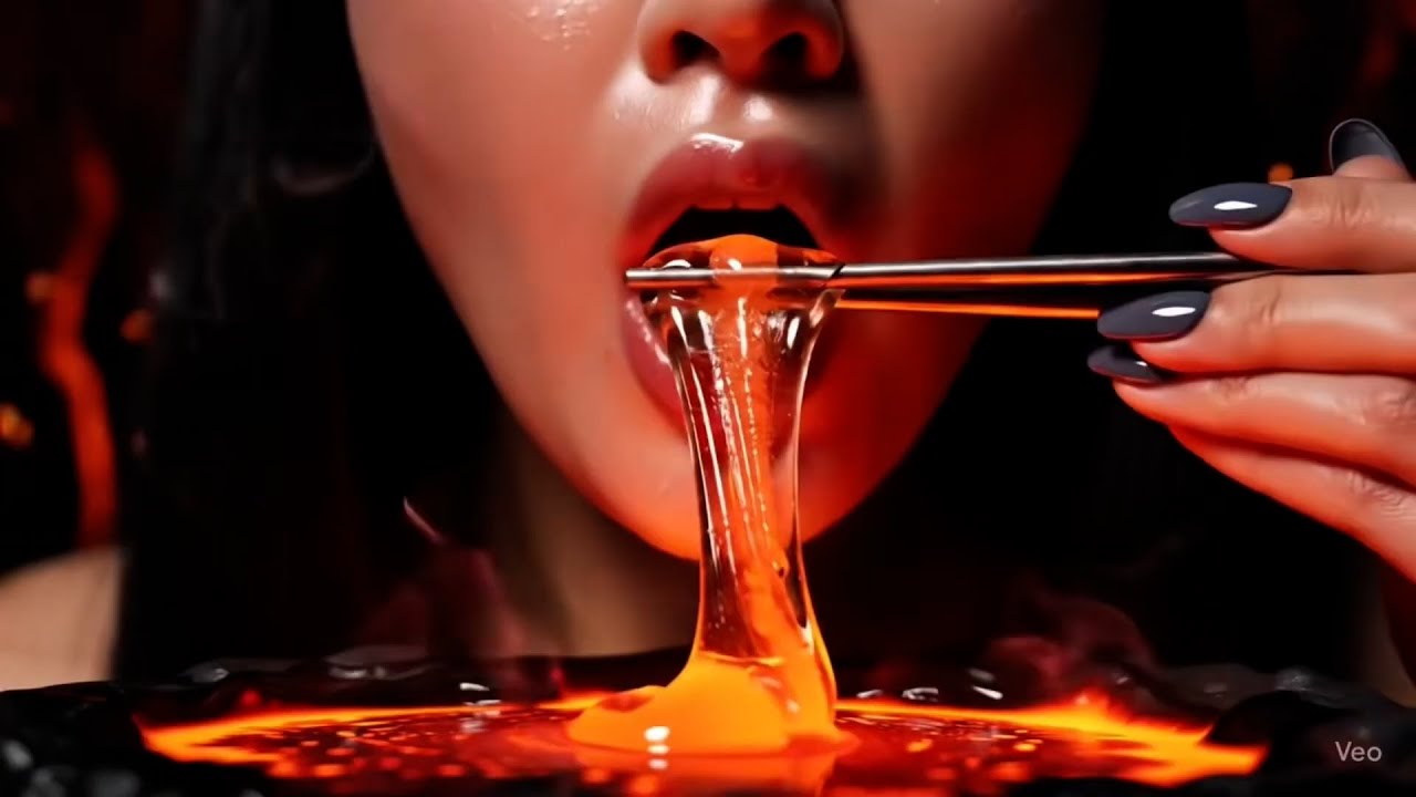 10 HOURS ASMR LAVA AI WITHOUT ADS - Crystal, Lava, Glass, Relaxing, Compilation AI.