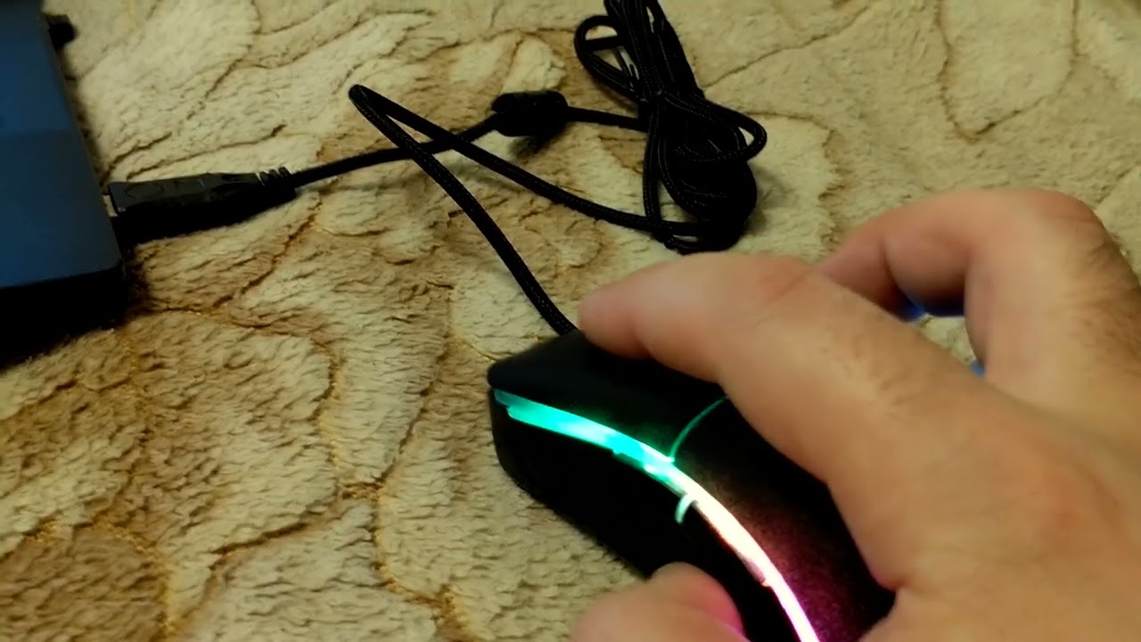 Мышка RX-G940 - пробное включение и тест звука кнопок