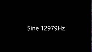 Sine 12979Hz Audio Only