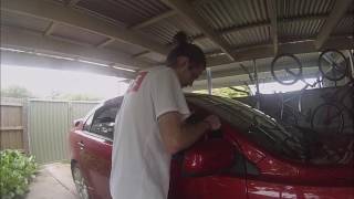 2009 Mitsubishi Lancer: Weather shields Installation