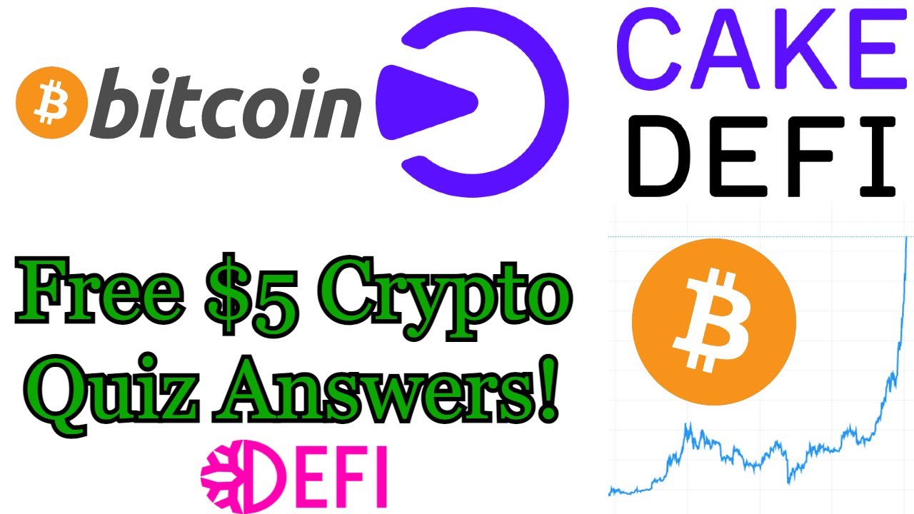 CakeDefi $5 Bitcoin Quiz Answers! Free $5 BTC Learn and Earn!