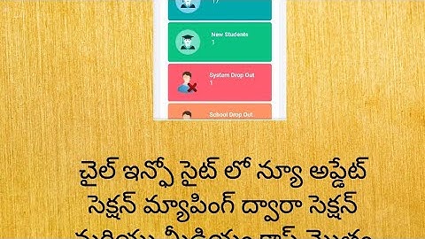 HOW TO CHANGE MEDIUM AND SECTION AT WHOLE CLASS WITH SECTION MAPPING