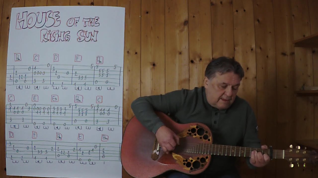 GUITAR Lesson # 760: HOUSE OF THE RISING SUN (Traditional)