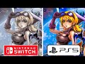 Sigma Star Saga DX PS5 vs Nintendo Switch Graphics Comparison
