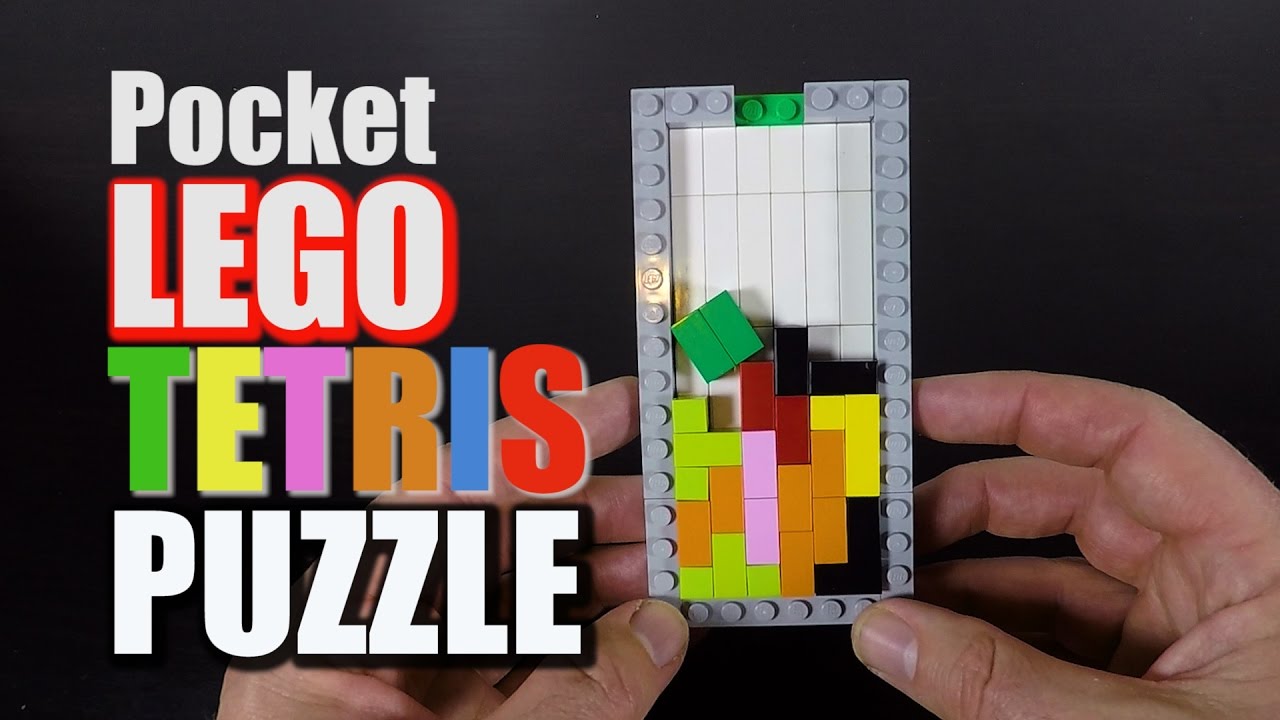 ventilador Separar fuegos artificiales Pocket LEGO TETRIS Puzzle - Easy LEGO puzzle - YouTube