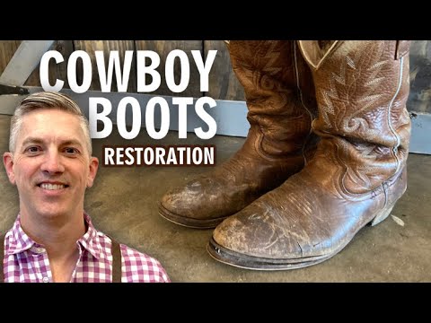 NASHVILLE Cowboy Boots TOTAL RESTORATION - YouTube