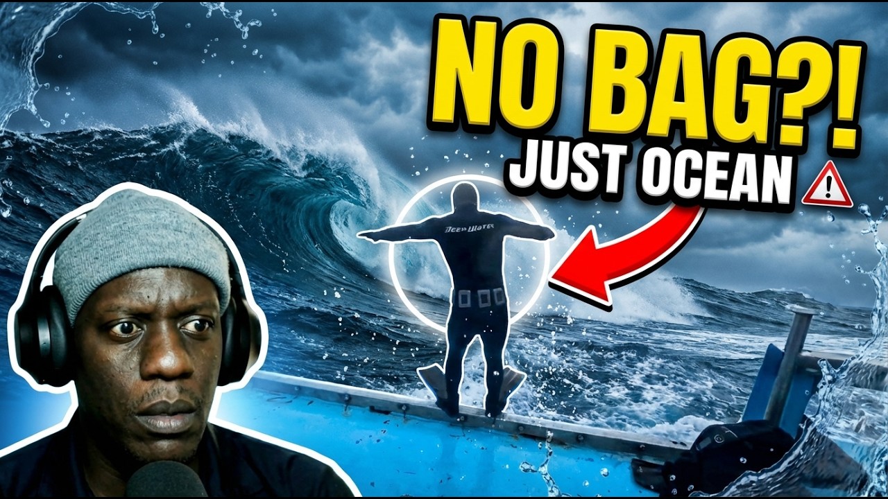 Diving in the Ocean with no bag | Reaction