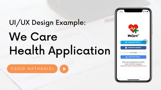 UI/UX Design Example : We Care Health Application screenshot 4