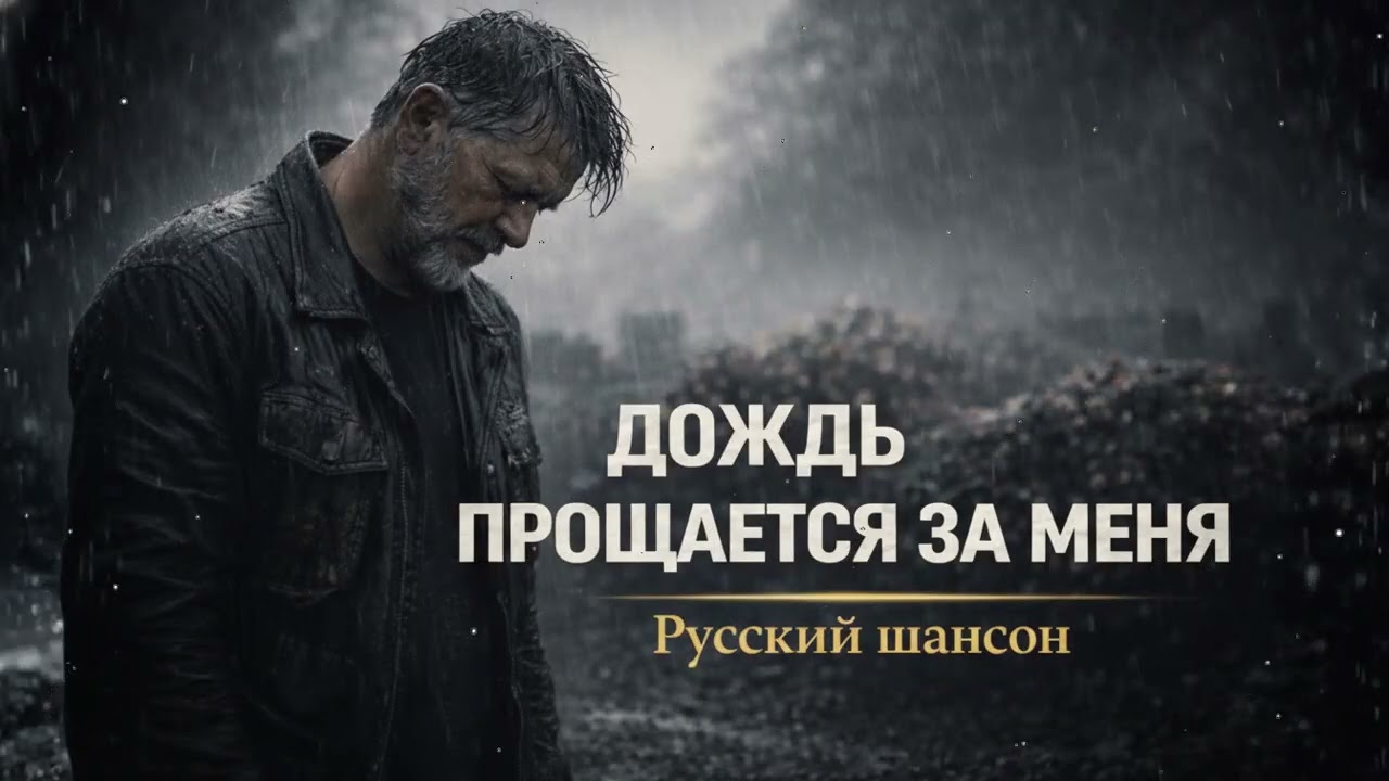 🌧️⚰️ Русский шансон о потере – дождь, могилы и молчание вместо слов