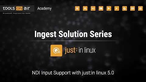 just:in linux 5.0 - NDI Recording Support