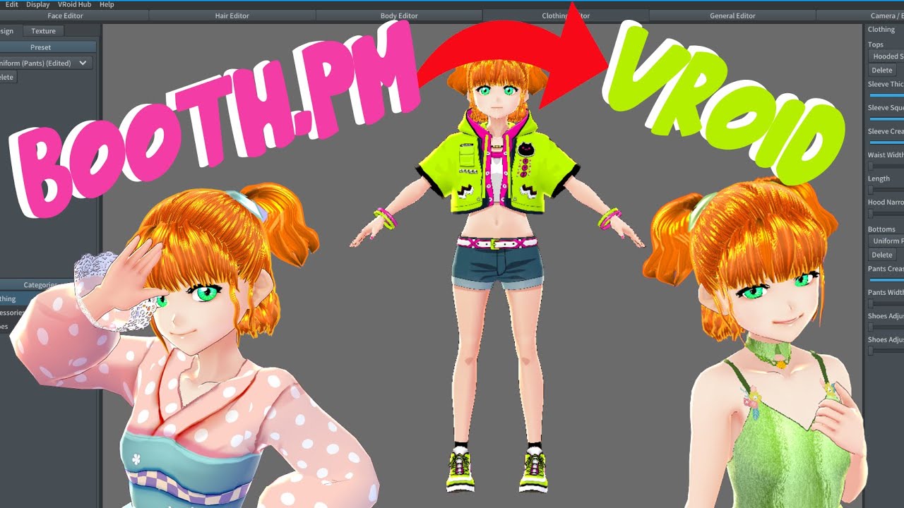 How to put ANY clothing on your avatar using only Vroid!