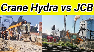 Hydra Crane vs JCB | Hydra loading | JCB | jcb tractor