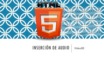 Curso HTML 5. Inserción audio. Vídeo 20