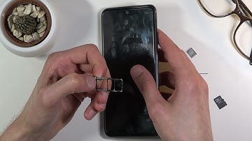 How to Insert SIM and SD Card in Xiaomi Redmi Note 10 – Extend Memory / Use Mobile Network