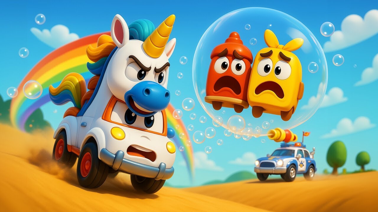 Hoera! Eenhoorn Truck knapt Dr Zig zijn BELLEN