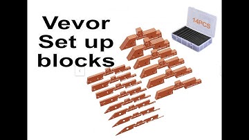 Vevor setup blocks for routers and table saws, Coffee and tools ep 413