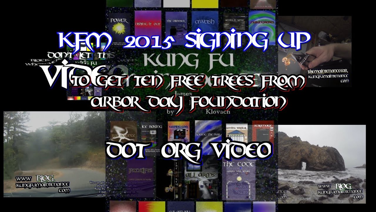 KFM 2015 Signing Up For Ten Free Trees