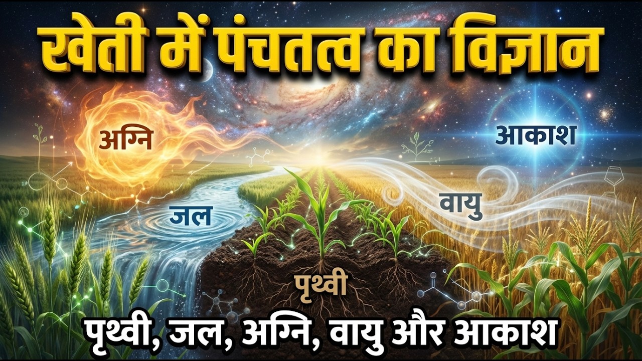 खेती में पंचतत्व का विज्ञान: पृथ्वी, जल, अग्नि, वायु और आकाश | Kheti Ke Panch Tatva