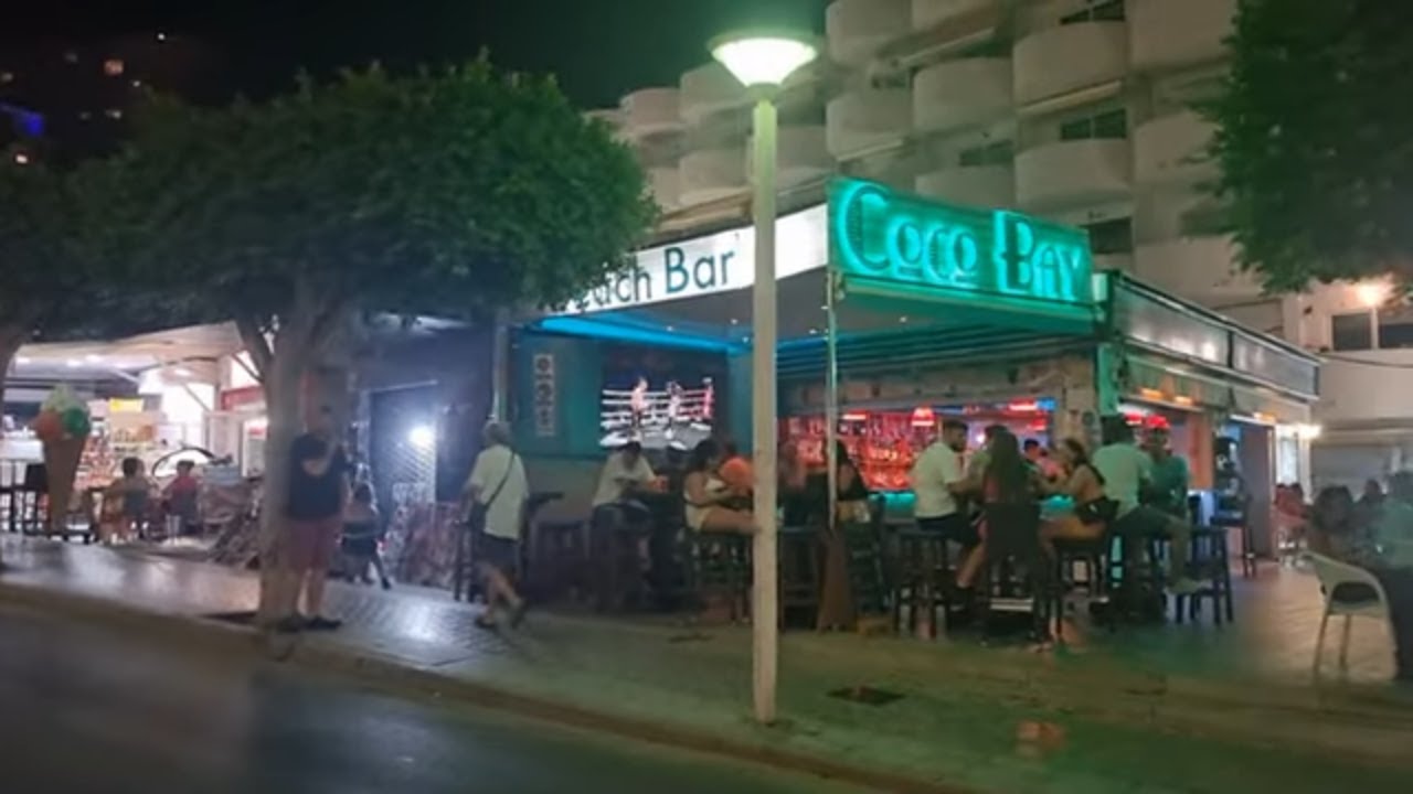 SANTA PONSA 2022 Evening Walk to McTavishes Bar YouTube