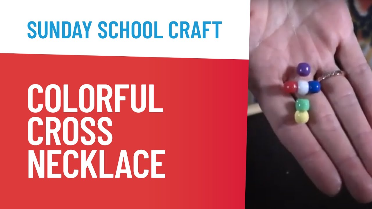 Colorful Cross Necklace Craft for Take Up Your Cross YouTube