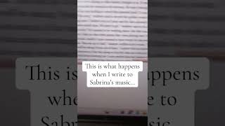 This was supposed to be a fighting scene… #sabrinacarpenter #authortube #writingcommunity #writing
