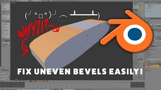 Fix Uneven Edge Bevel Problem In Blender Youtube Fix Uneven Edge Bevel Problem In Blender Youtube