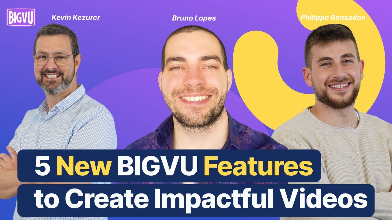 5 New BIGVU Features to Create Impactful Videos YouTube