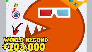 Soul.io - WORLD RECORD HIGHEST SCORE +103.338 [ BIGGEST PACMAN ] ‹ AbooTPlays › screenshot 5