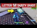 Search the letter 'M' in Dusty Divot – LOCATION WEEK 4 CHALLENGE Fortnite Season 7