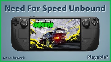 Need for Speed Unbound gameplay on Steam Deck (Playable?)